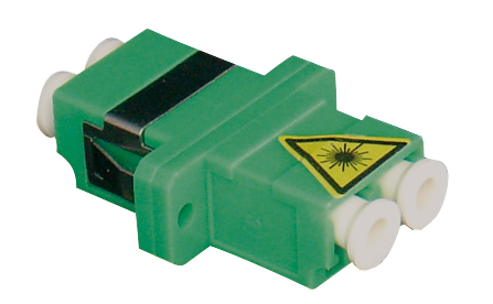 Acoplador para Conetores de Fibra Ótica LC Duplex