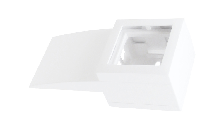 Adaptador Lateral Q45 para Canal 75x20