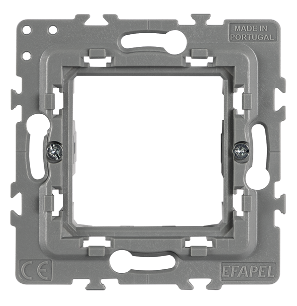 Adaptateur de Fixation pour Appareillage à Encastrer LATINA - 2 Modules