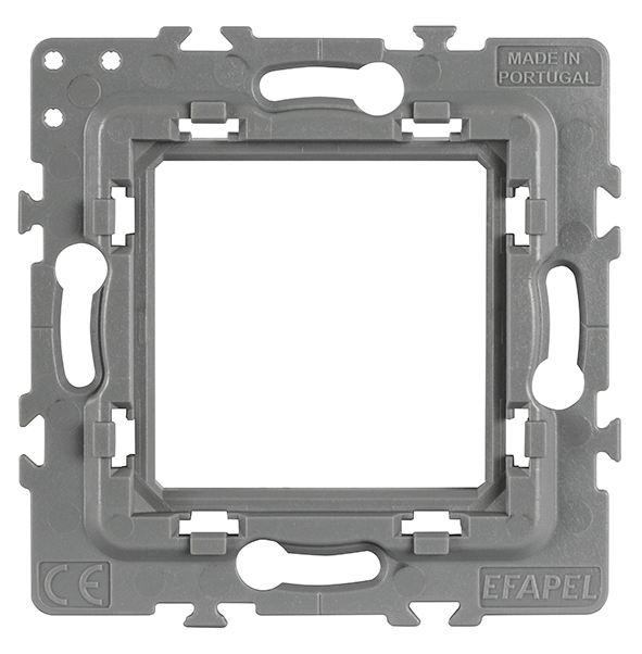 Adaptateur de Fixation pour Appareillage à Encastrer LATINA - 2 Modules