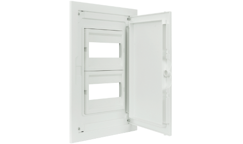 Interior y Puerta para Cuadro de Distribución de Bajo Perfil - 16 MÓDULOS (2x8)