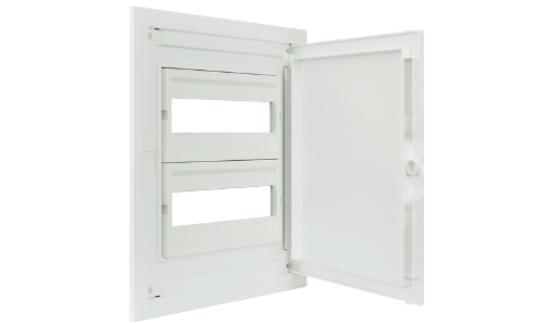 Interior y Puerta para Cuadro de Distribución de Bajo Perfil - 24 MÓDULOS (2x12)
