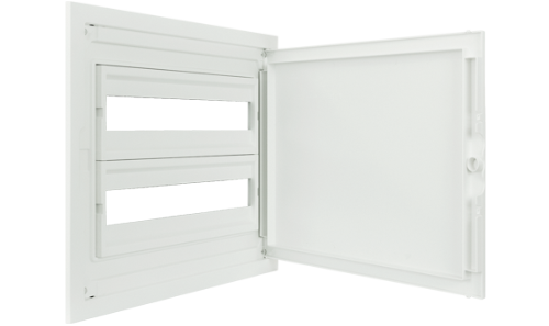 Interior y Puerta para Cuadro de Distribución de Bajo Perfil - 40 MÓDULOS (2x20)