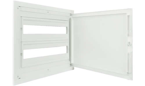 Interior y Puerta para Cuadro de Distribución de Bajo Perfil - 48 MÓDULOS (2×24)