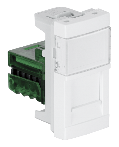 Módulo con Conector Hembra RJ45 Cat. 5e UTP (100 MHz) - 1 Módulo