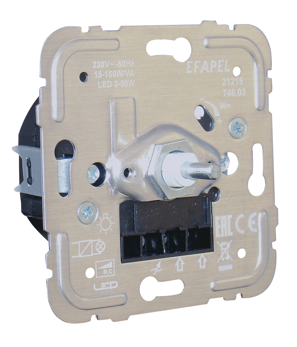 Regulador/Comutador de Luz Eletrónico para Lâmpadas de Baixo Consumo de 150W R, C