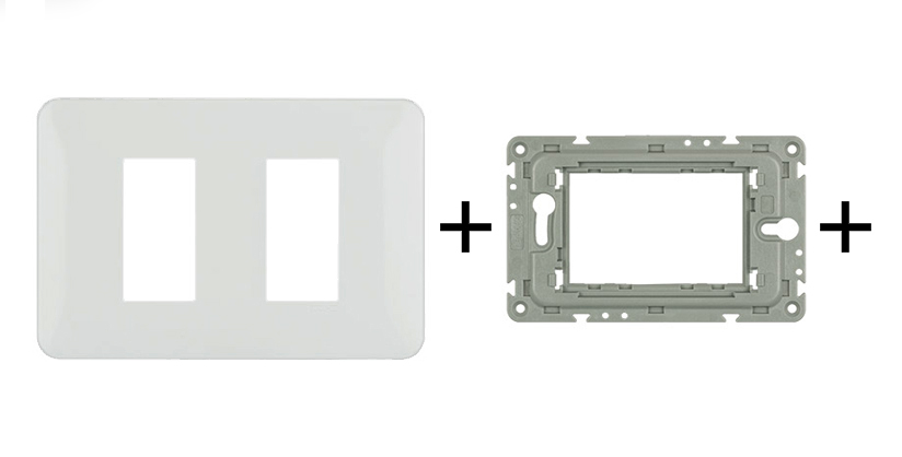 Toma Doble con Conector Hembra RJ11 Cat. 3