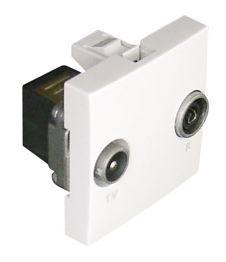 Prise R - TV Étoile - 2 Modules
